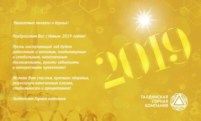 Поздравляем с Новым 2019 годом!